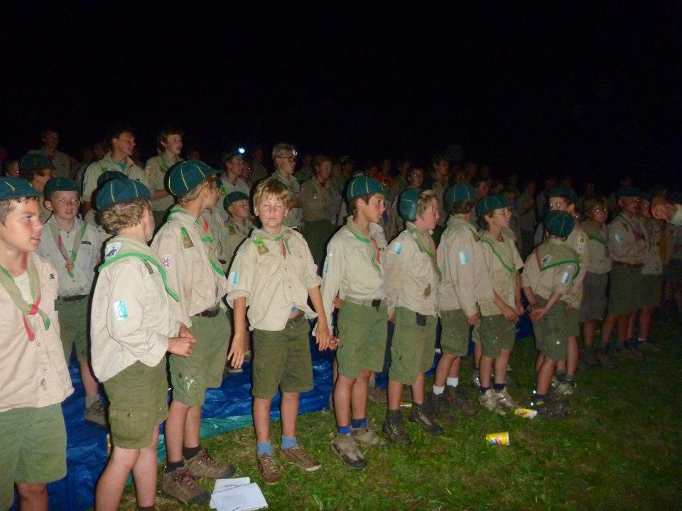 Sint-Martinus den XIIde - Kamp Curfoz 2013 Groot Kampvuur